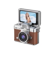 Çeşithane LK-027 Mini Dijital Kamera 1080P Döner Ekran Vlog Kamera-Sarı