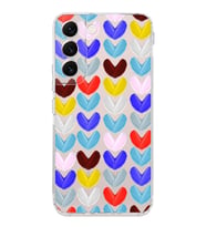 PrintiFy Samsung Galaxy S22 ile Uyumlu Water Color 1  Kamera Korumalı Şeffaf  Kılıf