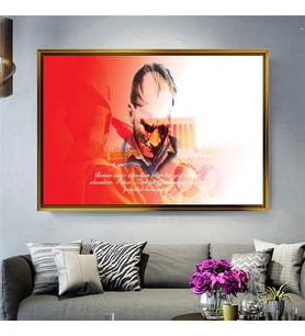 Altın Çerçeveli dekoratif tablo a1175 (Gold)
