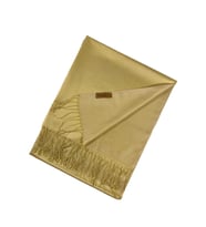 Mısırlı Eşarpları Düz Renk Koza Şal (Gold)