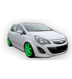 Opel Corsa D 2007 - 2015 OPC Yan Marşpiyel Seti (Plastik)