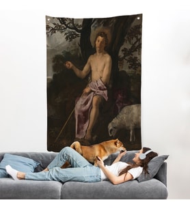 Diego Velazquez - Doğada Aziz Vaftizci Yahya Duvar Örtüsü-7387