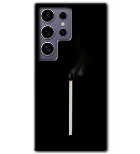 Galaxy S24 Ultra Kılıf HD Desen Baskılı Kılıf - Sönmüş Kibrit
