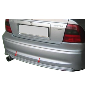 Opel Vectra Uyumlu B Arka Orta Tampon (Difüzör) Fiber 2001-2002