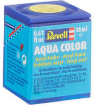 Revell - Su Bazlı Maket Boyası Sarı Mat 18 Ml (36115) (Krem)