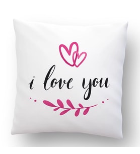 I love You Yastık