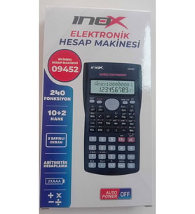 Inox 10+2 Dijital Fonksiyonlu Hesap Makinesi
