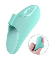 Fastieshop Şarjlı Ultra Güçlü Parmak Vibratörü (Turkuaz)
