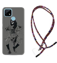 Realme C11 C21 C21Y C25Y C11 2021 Kılıf Boyun Asklı Rasta Silikon Purest Evil 1627