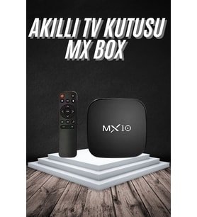 Northcity Akıllı TV Kutusu Mx Box Android 7.1 - 4K Android TV Box 2.4G WiFi