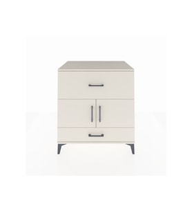 Kronos Şifonyer Tek Raflı 2 Çekmeceli 2 Kapaklı 88x59x96 Aytaşı-Aytaşı