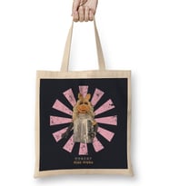 Miss Piggy Retro Japanese Muppets Bez Çanta Uzun Saplı