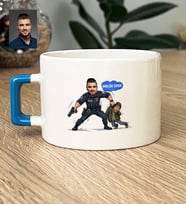 Kişiye Özel Karikatürlü Erkek Polis Lüks Fincan Polis Günü Hediyesi