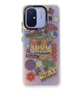 Pilelistore   Xiaomi Redmi 12C Kılıf Estoril Desenli Kapak - Estoril - 14