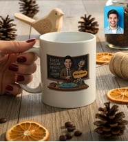 Kişiye Özel Karikatürlü Erkek Öğretmen Kupa Bardak Öğretmenler Günü Hediyesi