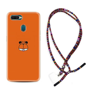 Oppo A5S A15 A16 A54 A55 A73 A74 Kılıf Boyun Asklı Rasta Silikon Garfi 1733