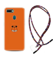 Oppo A5S A15 A16 A54 A55 A73 A74 Kılıf Boyun Asklı Rasta Silikon Garfi 1733