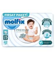 Molfix Premium Bebek Bezi Fırsat Paketi 5 Beden 11-18 Kg 42 Adet