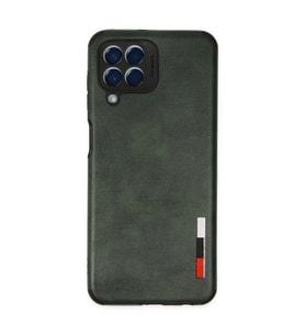 Samsung Galaxy M33 Kılıf Loop Deri Silikon - Yeşil