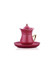 Korkmaz Lalezar Collection 2li Pembe Kahve Fincan Takımı A8778-3