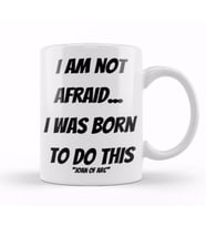 Joan Of Arc Quotes Gifts   Vintage Retro Rainbow Style Kupa Bardak Porselen