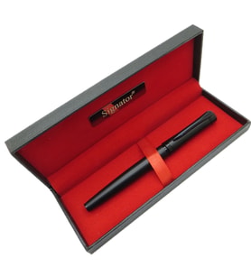 Signator® T459 Mat Siyah Roller Kalem  İsme Özel Kalem  Hediyelik Kalem (Karışık)