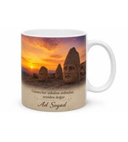 Adıyaman Nemrut Gün Doğumu Temalı Kupa Bardak Hediye Özel Tasarım