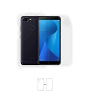 Asus Zenfone Max Plus Full Body Ekran Koruyucu Ön Arka Yan Darbe Emici Poliüretan Film