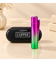 Kişiye Özel Fuşya Pembe Renk Clipper Marka Çakmak Hediyezin