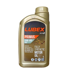 Lubex Primus MV 5W-40 1 Lt Tam Sentetik Motor Yağı