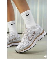 Nike P-6000 Womens Sneaker White Kadın Günlük Spor Ayakkabı Gri