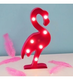 Led Işıklı Flamingo Gece Lambası