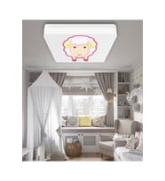 Lüks Çocuk Odası Avize 25watt-30cm X 30cm Lüks Led Aydınlatma, Küçük Koyun, Çocuk Avize Modelleri