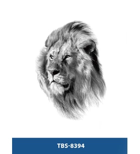 TBS-8394 ORTA BOY ASLAN DESEN GEÇİCİ DÖVME-TATTO