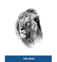 TBS-8394 ORTA BOY ASLAN DESEN GEÇİCİ DÖVME-TATTO