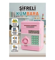 Elektronik Şifreli Büyük Hazneli Otomatik Para Biriktirme Kumbarası
