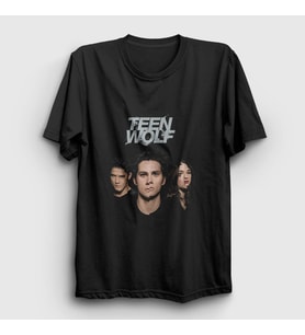 Presmono Unisex Siyah Poster V3 Dizi Teen Wolf T-Shirt 338460tt