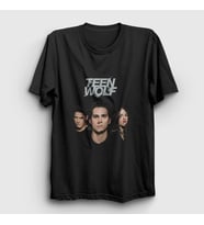 Presmono Unisex Siyah Poster V3 Dizi Teen Wolf T-Shirt 338460tt