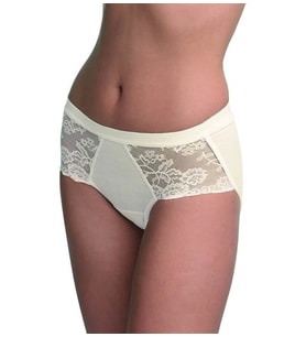 pilelistore Kadın Slip Private Lace Midi 1311 (Krem)