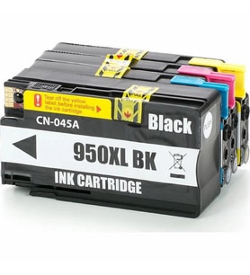 PhotoPrint® HP Officejet Pro 8100 8610 CN045AE 950XL Bk -951XL C-951XL M-951XL Y Muadil Kartuş 4 Lü Takım (Çok Renkli)