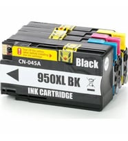 PhotoPrint® HP Officejet Pro 8100 8610 CN045AE 950XL Bk -951XL C-951XL M-951XL Y Muadil Kartuş 4 Lü Takım (Çok Renkli)