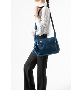 Çapraz Askılı Ultra Hafif Çok Cepli Omuz Çantası Lacivert (Model: 571-6L)