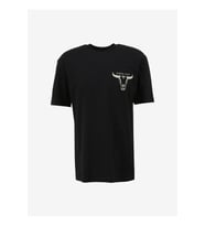 Wrangler Bisiklet Yaka Siyah Erkek T-Shirt  Loose Fit Tişört - W241299001