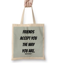 Marilyn Monroe Quotes Art Gift - Vintage Retro Style Bez Çanta Uzun Saplı