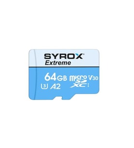 Syrox 64Gb Hafıza Kartı Kameralar İle Uyumlu SD Kart
