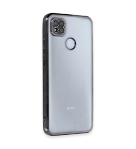 Xiaomi Redmi 9c Kılıf Kamera Korumalı Lensli Silikon - Siyah