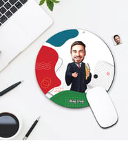 Kişiye Özel Karikatür Avukat Tasarımlı Mouse Pad 104