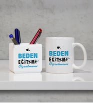 Beden Eğitimi Öğretmeni Kupa Bardak ve Kalemlik