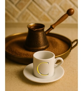 Türk Kahvesi, Espresso, Harf Fincan