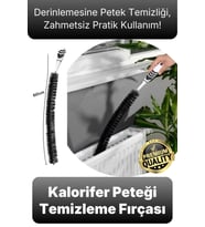 #Fırça Pratik Temizlik Toz Kir Arındırma Uzun Esnek Gövde Kalorifer Peteği Temizleme Fırçası 60 cm